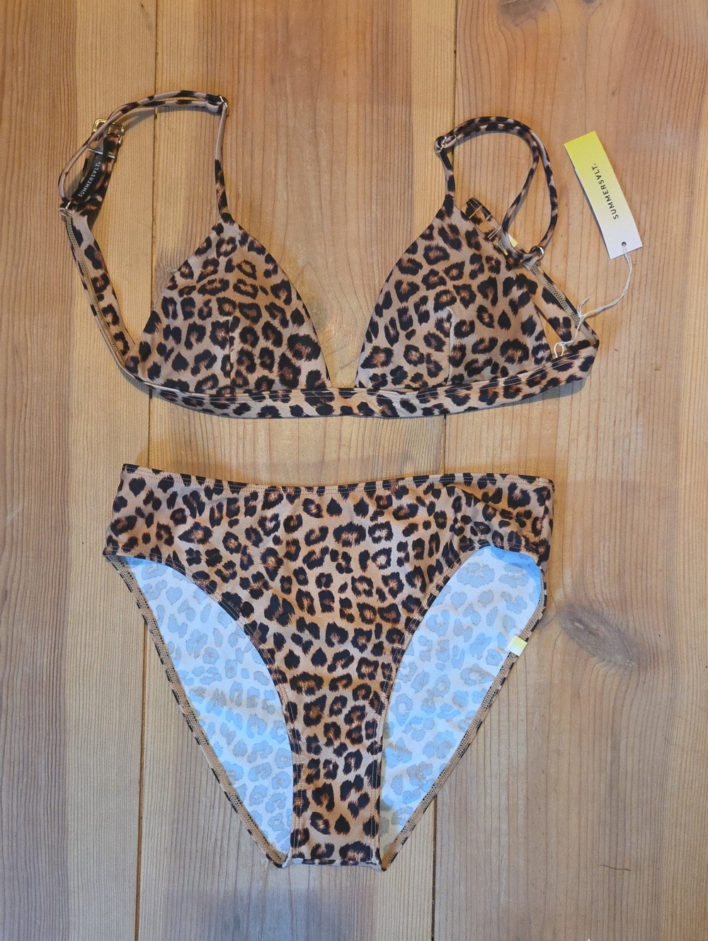 Summersalt Cheetah Bikini Set NWT